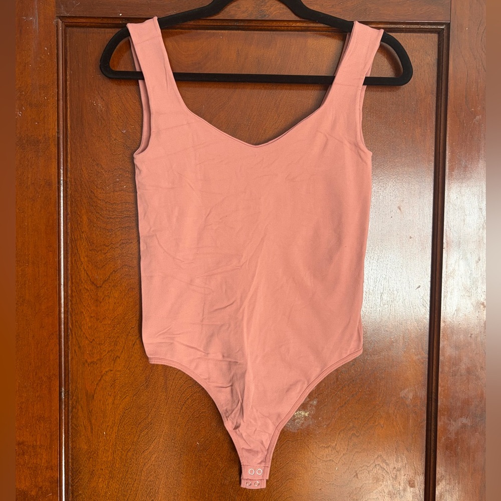 Free People Pink Bodysuit